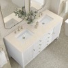 Myrrin 60" Double (Vanity Only Pricing) in Bright White